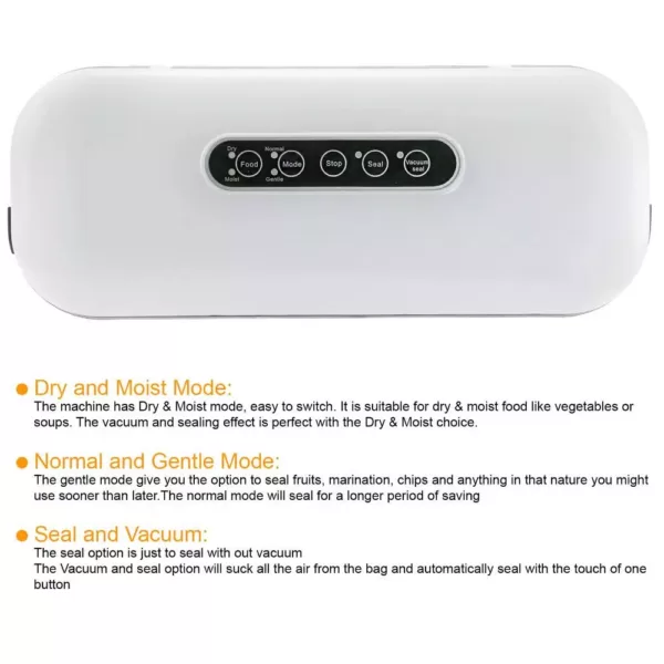 MegaChef White Food Vacuum Sealer