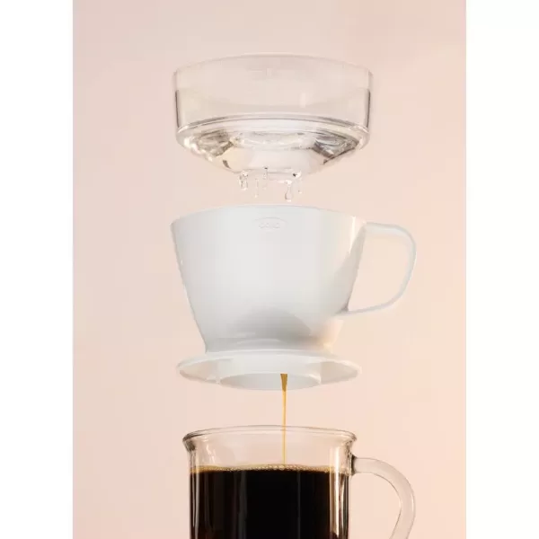 OXO Good Grips 1.5-Cup White Pour-Over Coffee Maker