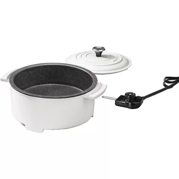 Starfrit THE ROCK 3.2 Qt. White Electric Casserole Slow Cooker