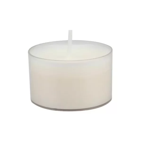 Stonebriar Collection Unscented Long Burning Clear Cup Tealight Candles (48-Pack)