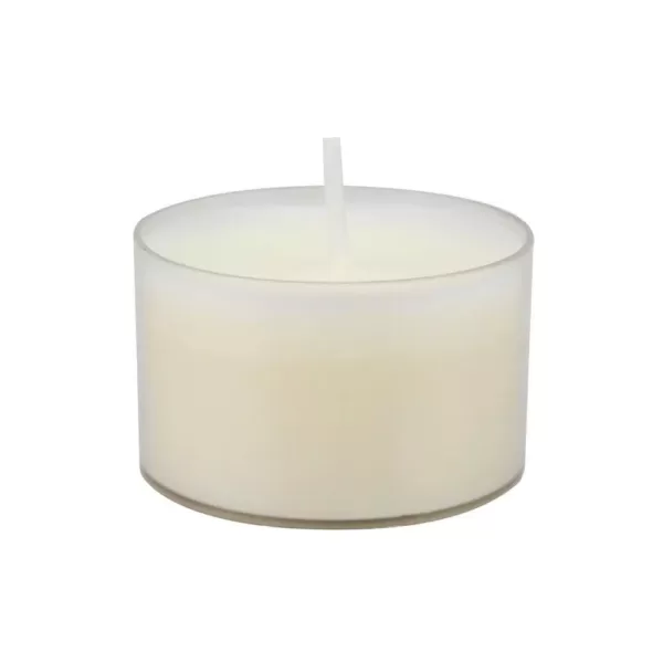 Stonebriar Collection Unscented Long Burning Clear Cup Tealight Candles (96-Pack)