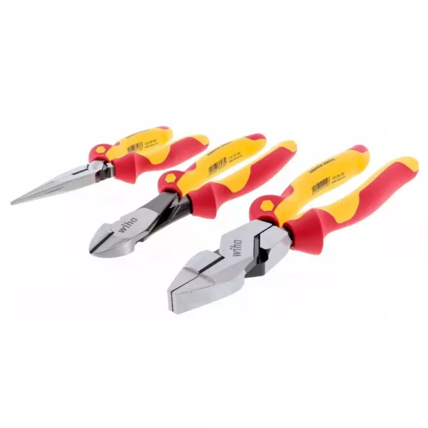 Wiha Insulated Pliers and Cutters Set (3-Piece)