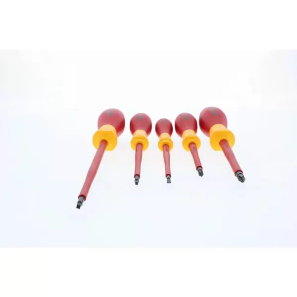 Wiha 5-Piece Insulated SoftFinish Screwdriver Set