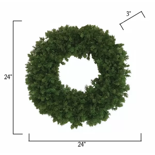 Worth Imports 24 in. Juniper Wreath