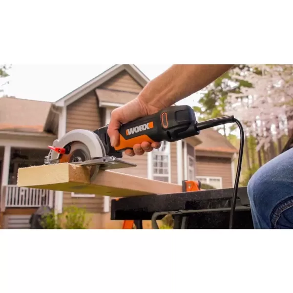 Worx WorxSaw 4-1/2 in. 4.5 Amp Compact Circular Saw