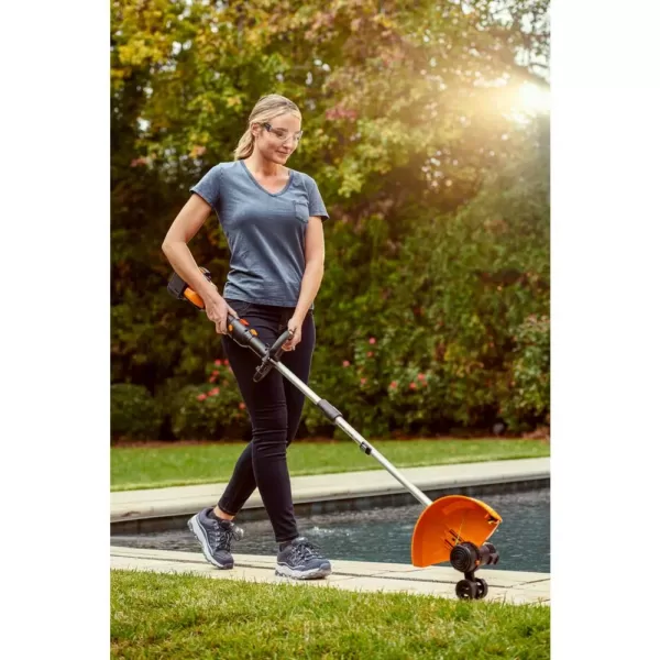 Worx Power Share 40-Volt 13 in. String Trimmer and Wheeled Edger (Tool-Only)