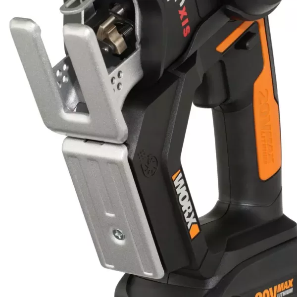 Worx POWER SHARE AXIS 20-Volt Lithium-Ion Convertible Jigsaw and Reciprocating Saw in One