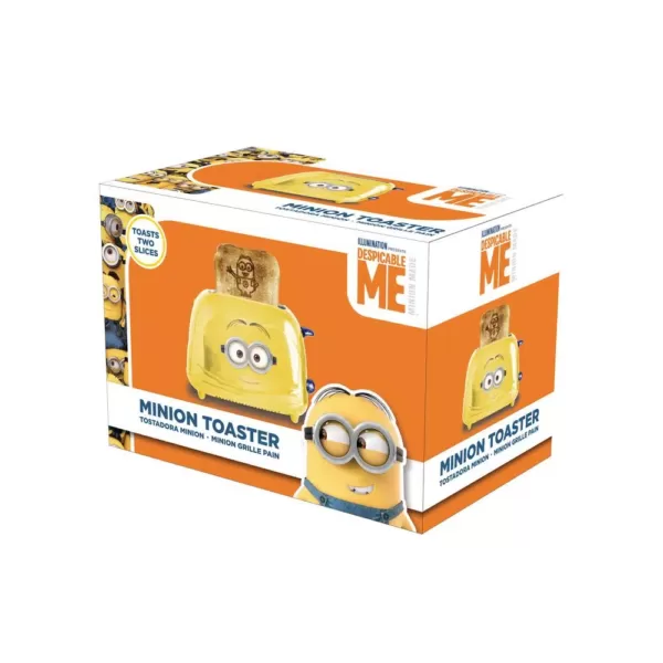 Uncanny Brands Minions Dave 2-Slice Yellow Toaster