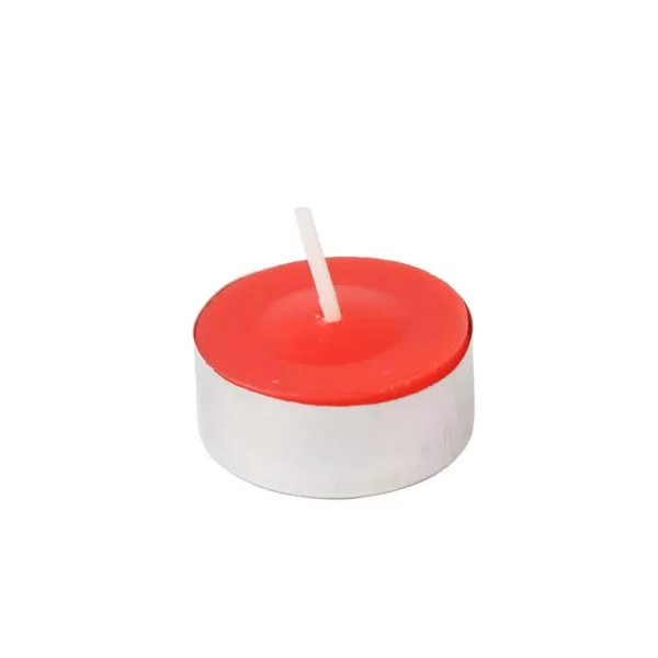 Zest Candle 1.5 in. Red Citronella Tealight Candles (100-Box)